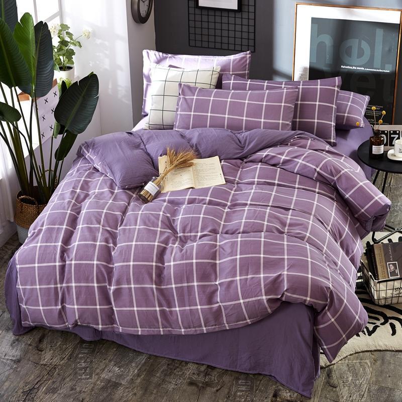 Bedding Set,Home Textile King Size Bed Set,bedclothes,duvet Cover Flat Sheet Pillowcases