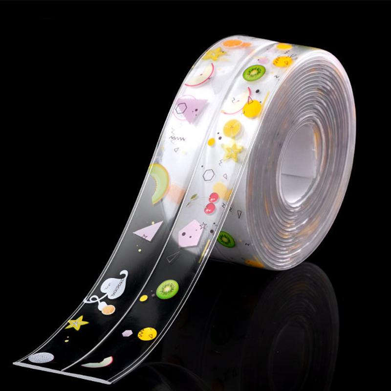 Kitchen Sink Waterproof Sticker Anti-mold Waterproof Tape Bathroom Countertop Toilet Gap Self-adhesive Seam Stickers