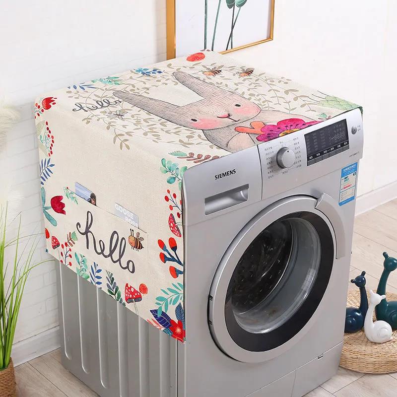 Refrigerator Dust Cover Microwave Oven Oil Cover Drum Washing Machine Dust Cover Cloth Water Cover Universal Cover Towel