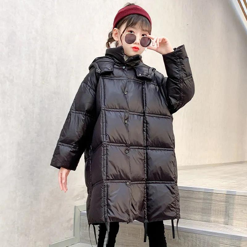 Girls' Warm Winter Coat Autumn and Winter Little Girl Windbreaker Children's Cotton-padded Jacket