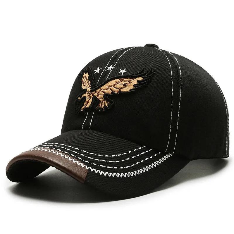 3D Eagle Embroidery Baseball Cap Male Cap Hip Hop Flat Along Snapback Hats Baseball Cap