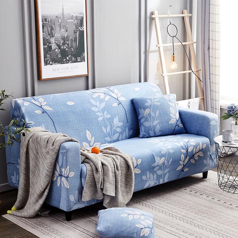 Stretch Polyester Sofa Furniture Cover European Art Print Cloth Machine Washable Sofa Cover