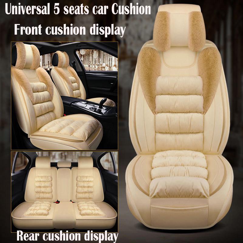 Universal Leather 5 set Auto Seat Cushion 5 seats Universal car seat cover Waterproof Car Seat Cover