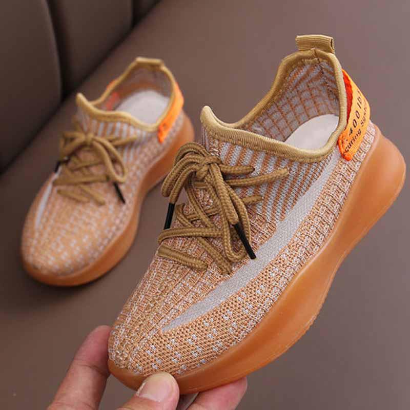 Size 26-37 Child Pink Sneakers Kids Mesh Breathable Non-slip Shockproof Basketball Shoes Lightweight Running Shoes Comfortable Deodorant Baby Shoes