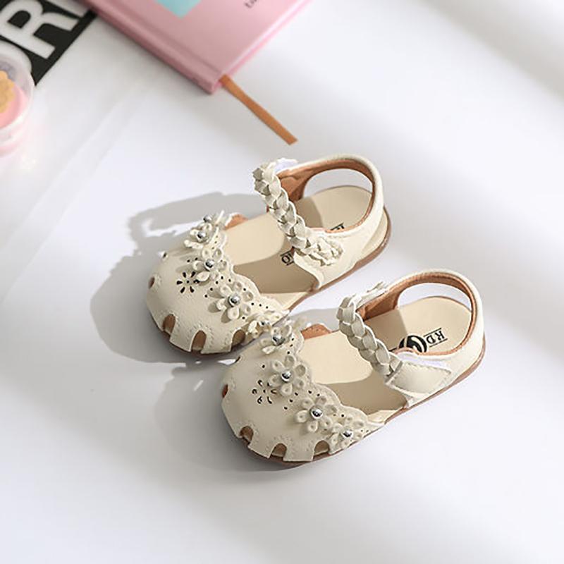 Children's Tendon-soled Sandals 2021 Summer New Girls Princess Shoes Anti-kick Soft Bottom Baby Toddler Shoes