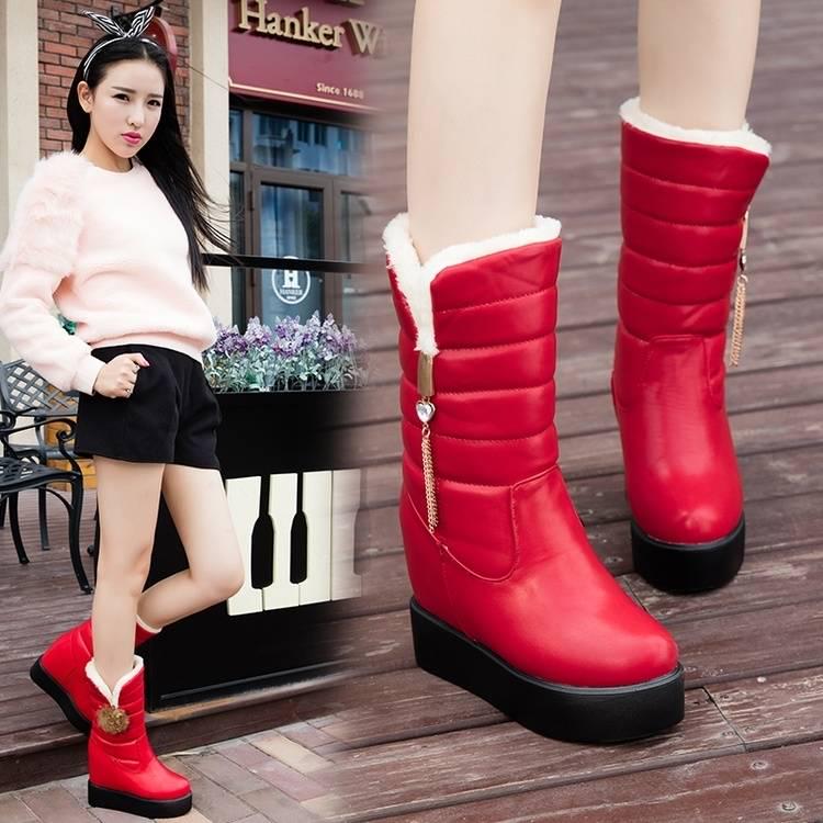 2019 Women Boots Winter Women Ankle Boots Waterproof Warm Women Snow Boots Women Shoes Women