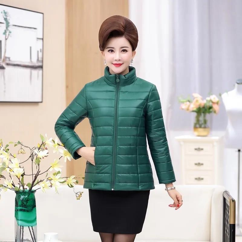 Women's Down Jacket Winter Short Warm Slim Down Jacket Fashion Solid Color Lightweight Plus Size Down Jacket