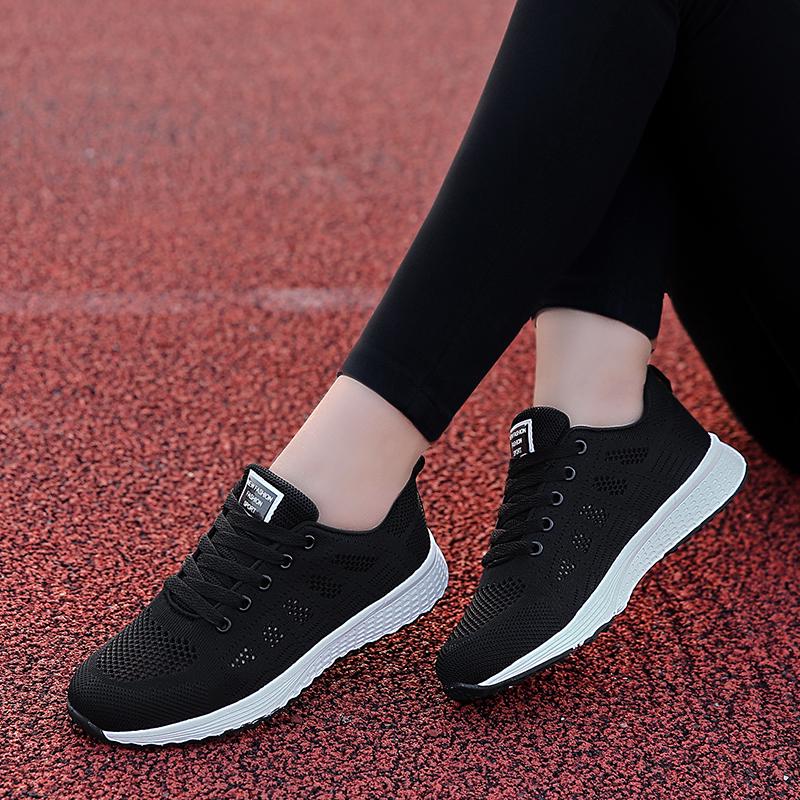 Mesh Light Sneakers Women Shoes knitting Spring Summer Breathable Running Shoes for Women