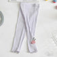 Children's Pants Summer Girls Leggings Spring and Autumn Thin Bow Cartoon Solid Color Rabbit Capris for Girls