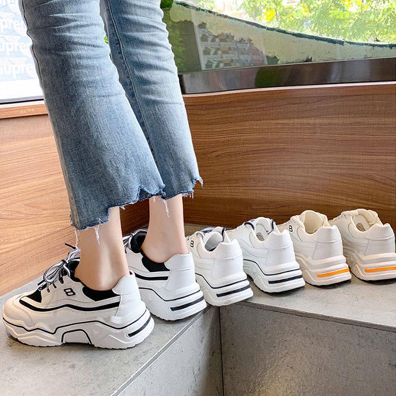 Chunky Sneakers Women Platform Shoes Basket Femme Vulcanize Shoes Womens Female Trainers Dad Shoes