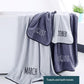 Good Morning Good Night Month Letter Pattern Bath Towels Are Softer Than Pure Cotton Absorbent and Non-linting Household Towel Sets