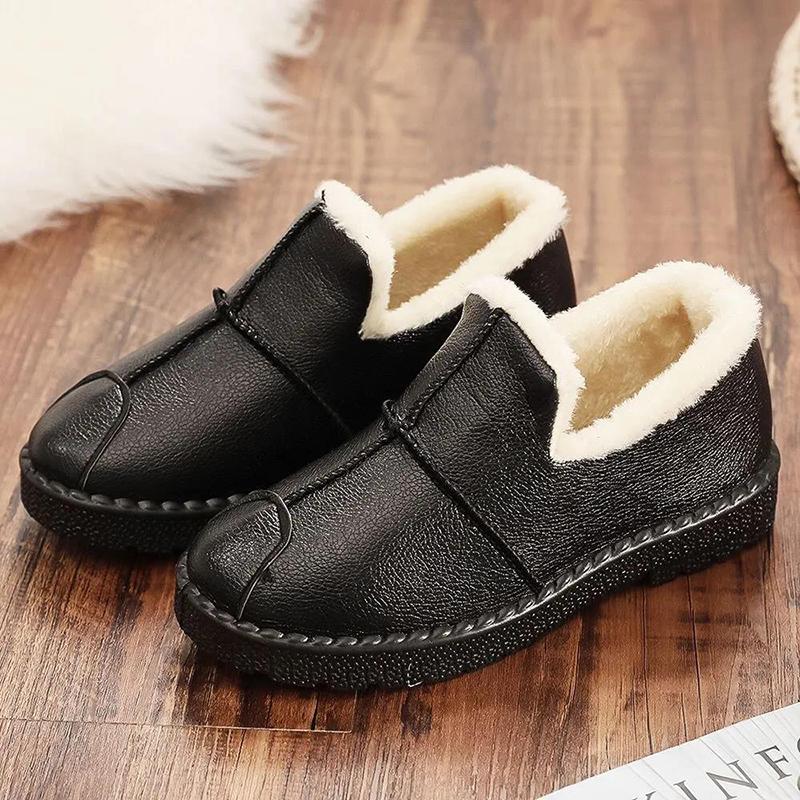 Winter Women's Cotton Shoes Waterproof, Non-slip and Velvet Warm Shoes Thickened Thick-soled Beanie Cotton Shoes