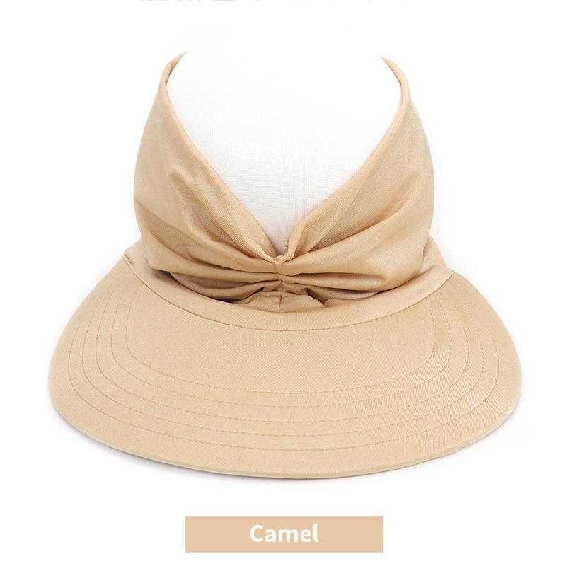 Flexible Adult Hat for Women Anti-UV Wide Brim Visor Hat Easy To Carry Travel Caps Fashion Beach Summer Sun Protection Hats