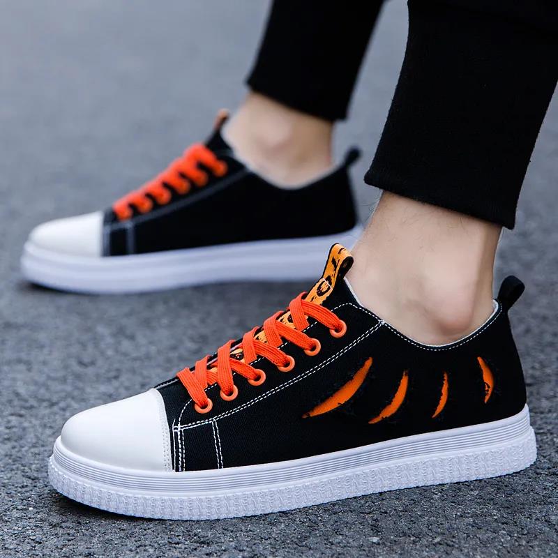 Summer Korean Men's Casual High-top Canvas Shoes All-match Trend Shoes Hip-hop Student Sneakers