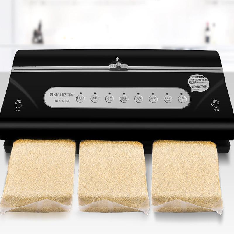 Automatic Food Vacuum Sealer   Commercial Household Food Vacuum Sealer Packaging Machine Include 10Pcs Bags