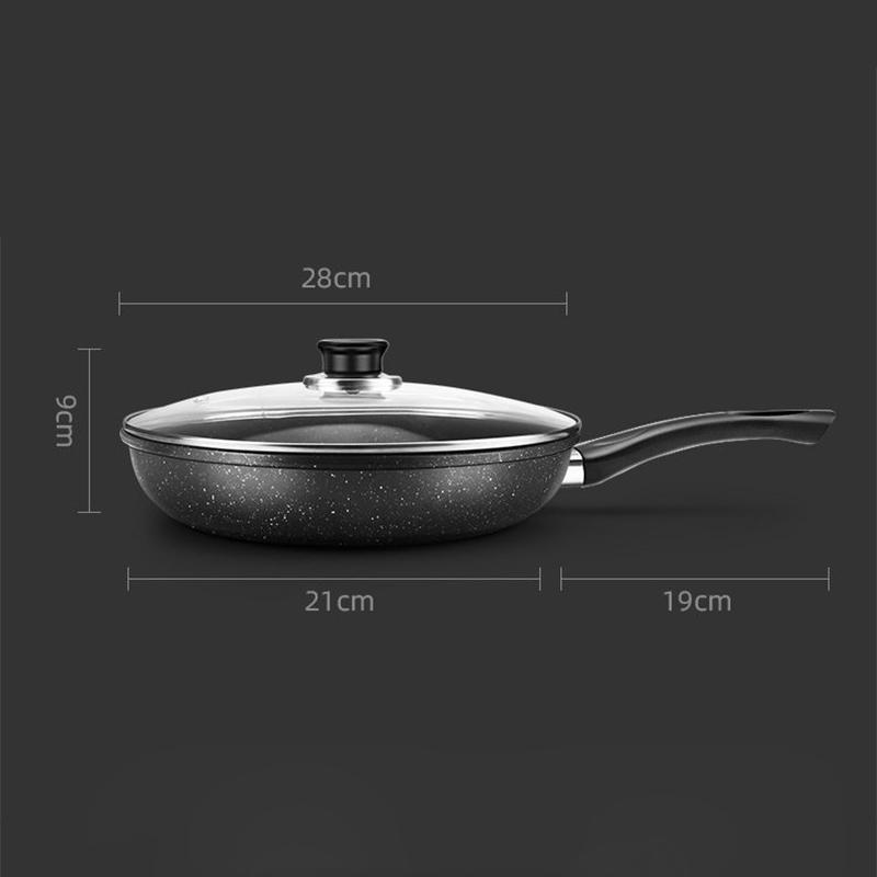 Maifan Stone Non-stick Set Pot Set Household Soup Pot Frying Pan Gas Stove Induction Cooker Suitable for Thickening Pots