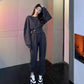 Women's Autumn Suits Loose All-match Thin Casual Sports Pullovers Long-sleeved Sweater Sweatpants Two-piece Sportswear Sweatshirt Sports Sets