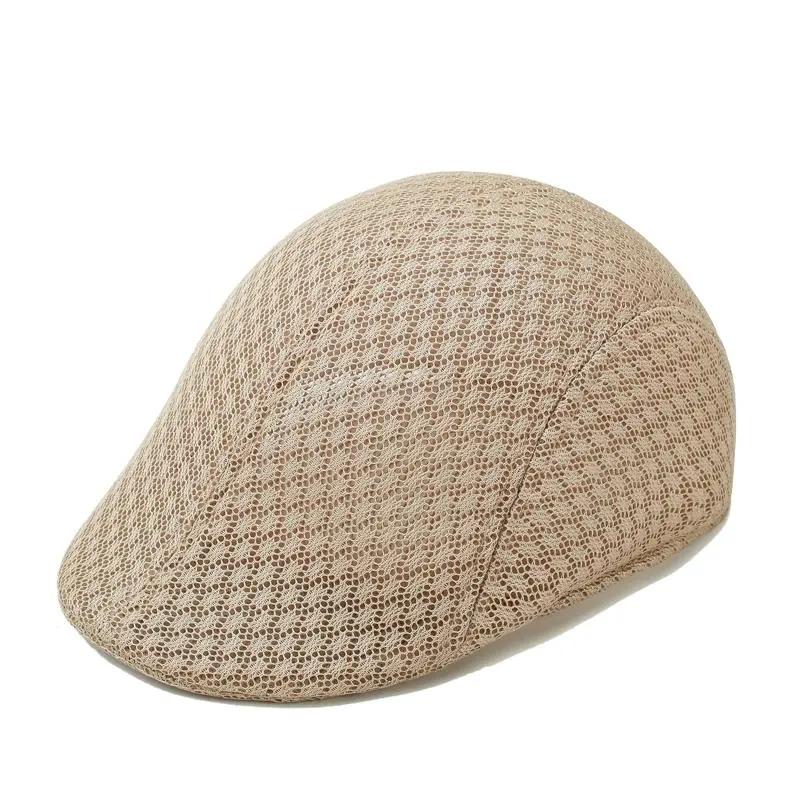 Spring Autumn Peaked Cap Men's Net Cap Summer Sun Protection Hat Women's Casual Painter Hat Outdoor Sun Hat Beret