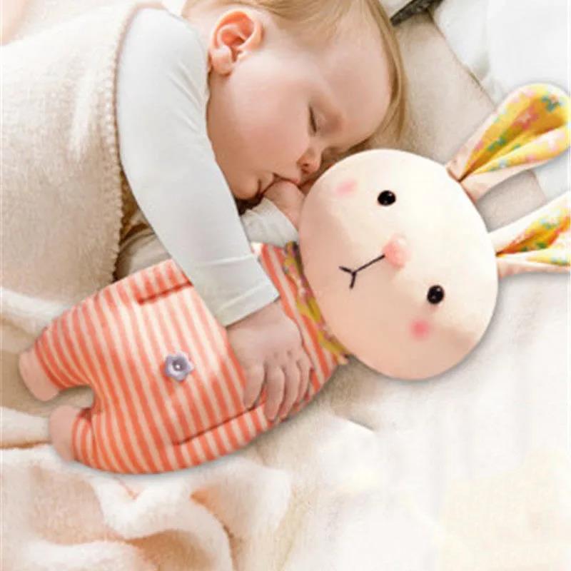 Lovely Rabbit Comforting Toy Sleeping Doll Pillow Soft Kids Plush Toy Cute Children's Birthday Gift