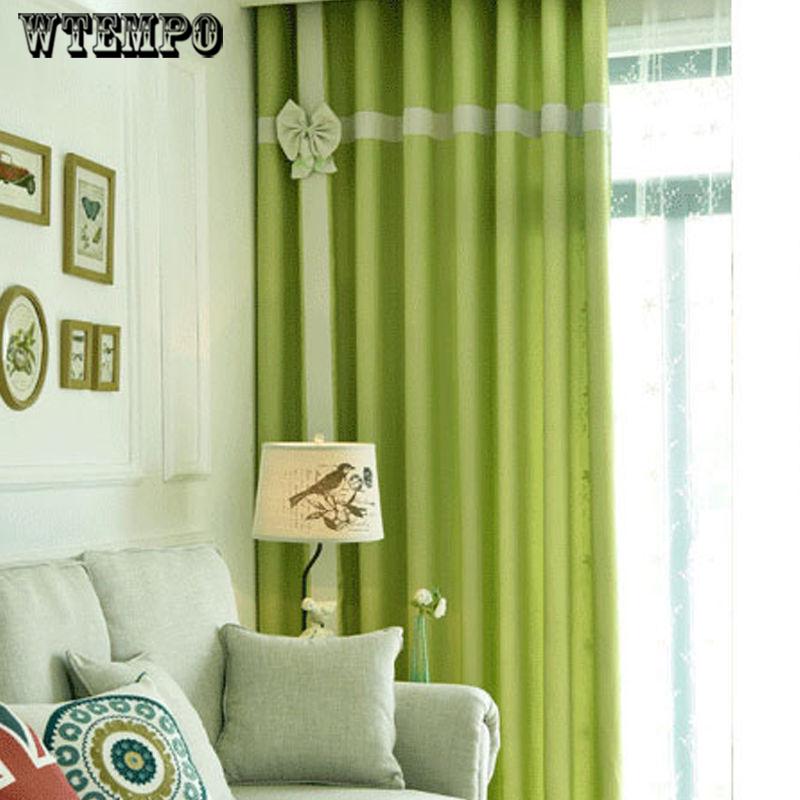 WTEMPO Window Curtain Fashion Printed Washable Cuartain Home Texitle Curtain bedroom living room