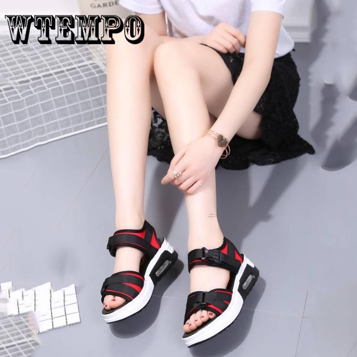 Sandals Women Summer Sandals Platform Sandal Shoes Breathable Comfort Shopping Women's Walking Shoes