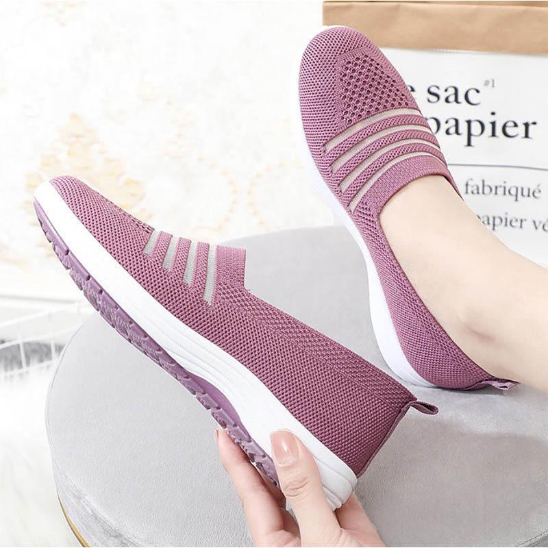 Mesh Breathable Sandals Cloth Shoes Ladies Casual Running Sneakers Non-slip Deodorant Foot Shoes