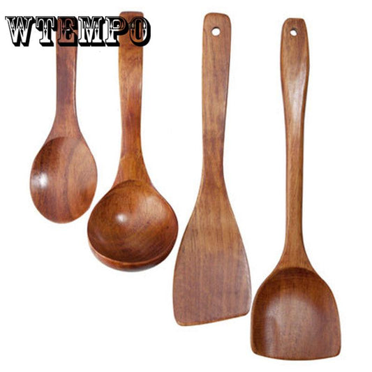 Wood Shovel Pot Bamboo Wood Spoon Square Shovel Cooking Shovel Soup Spoon