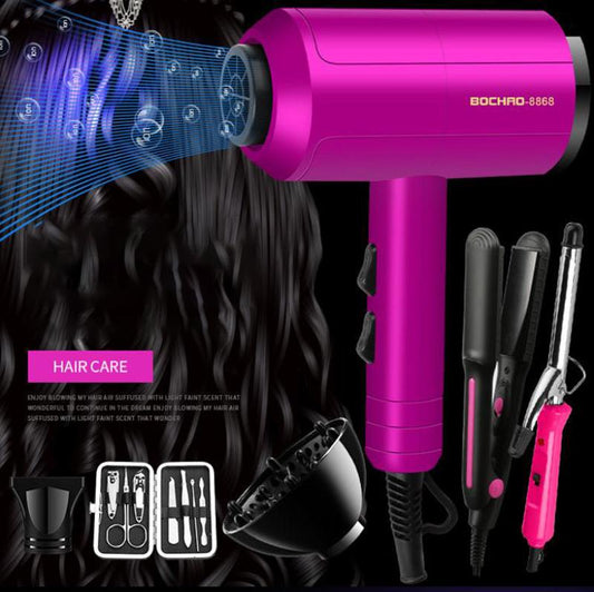 1200W Luxury Hair Dryer Set Blu-ray Negative Ion Hair Care Hot/cold Hair Dryer Barber Equipment for Home