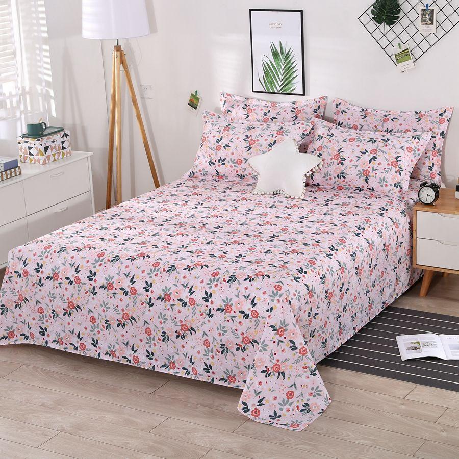 Household Skin-friendly Washed Cotton Female Beding Student Dormitory Bed Linen