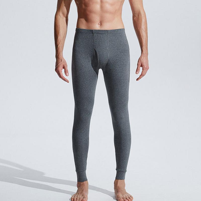 Men Winter Thermal Underwear Male Warm Autumn Tight Pants Thicken Windproof Comfortable Soft Lining High Elasticity Wearable Versatile Spring Pajamas