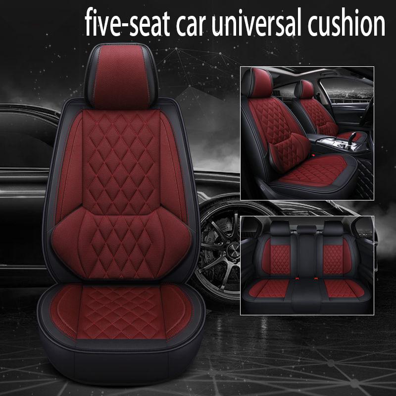 5 seats Universal Car seat cover Winter Car Seat Cover Universal 5 set Auto Seat Cushion Leather