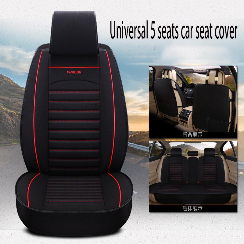 Universal Car seat cover Waterproof Car Seat Cover Universal 5 set Auto Seat Cushion Leather 5 seats