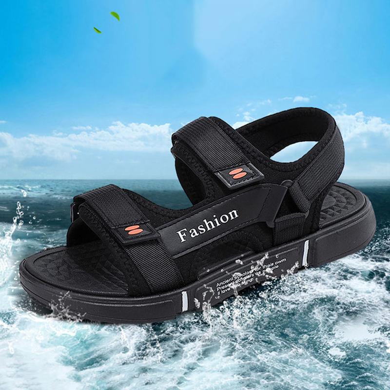 Summer Men's Sandals Wear Casual Non-slip Beach Driving Youth Sports Vietnamese Slippers Light and Comfortable Sports Sandals