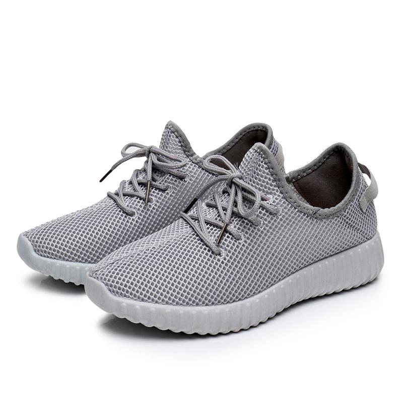 Flat Mesh Sneakers Women's Lace-up Casual Running Shoes Summer Breathable Mesh Shoes Women Outdoor Sports Shoes Light and Breathable