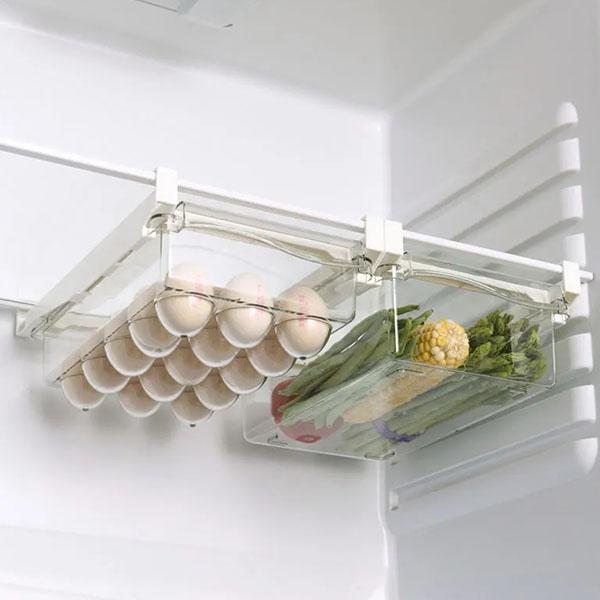 Multifunctional Refrigerator Storage Box Egg Box Vegetable Preservation Box Drawer Storage Box Household Food Hanging Storage Box