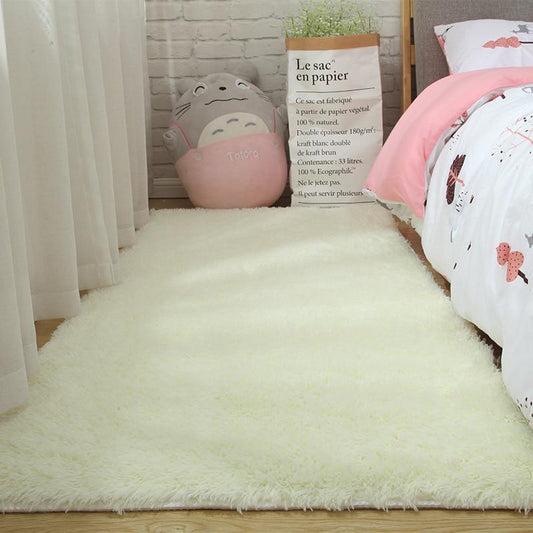 Soft Carpet Bedroom Cute Girl Heart Carpet Living Room Coffee Table Bedside Room Bay Window Floor Mat Nordic Furry Big Blanket