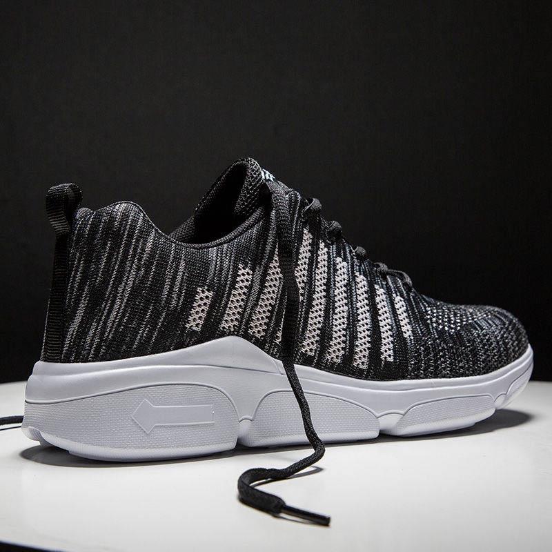 Plus Size 39-47 Summer Men Sneakers Lightweight Breathable Basketball Running Shoes Deodorant Flying Woven Mesh Casual Shoes