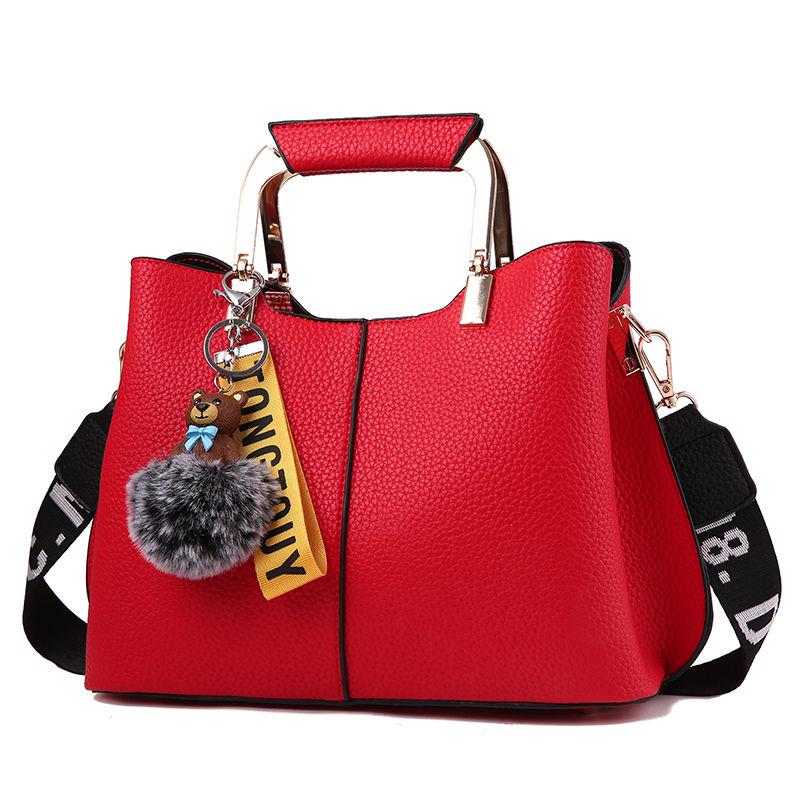 Woman bag European and American style Shoulder Handbag Trendy wild Patent leather bag Big capacity