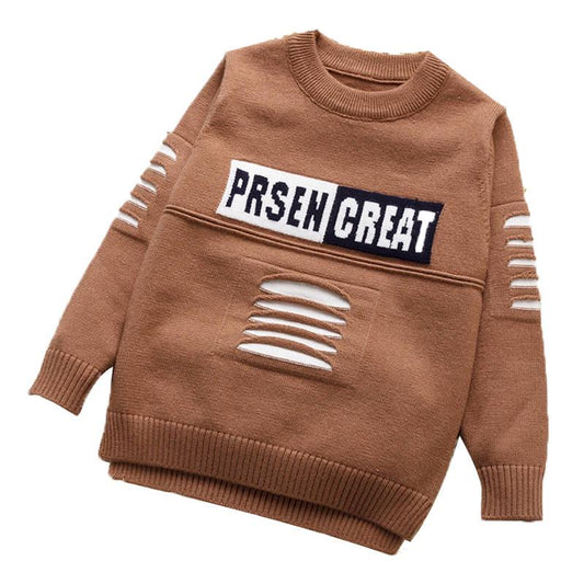 Girls Sweaters Solid Boys Sweaters Baby Girl Bottoming T-shirt Sweater Kids Clothing Girls Pullover