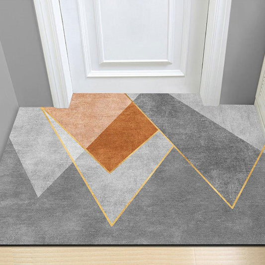 Entry Mat 40*60cm Entry Door Mat High-end Simple Modern Non-slip Wear-resistant Household Bathroom Carpet Foot Mat