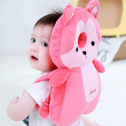 Baby's Head Plush Protection Pad Baby's Plush Pillow Soft Children's Walking Anti-collision Plush Pillow Sounding Toys