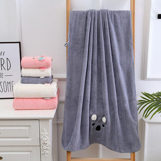 Household Towels Soft Bath Towels Pure Cotton Adult Bath Towels Strong Absorbent Non-linting Fabric Skin-friendly Soft and Easy To Carry