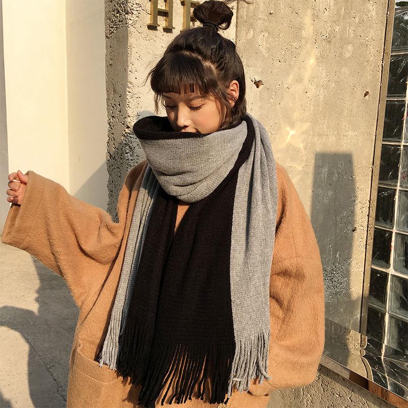 Christmas gift Woman Trend Wild Shawl scarf Long section scarf Birthday present Winter warm scarf