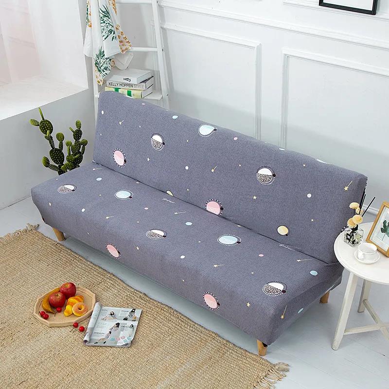 Europe Spandex Removable Folding Sofa Bed Cover Stretch Armless Couch Cover Slipcover Sofa Protector for Living Room