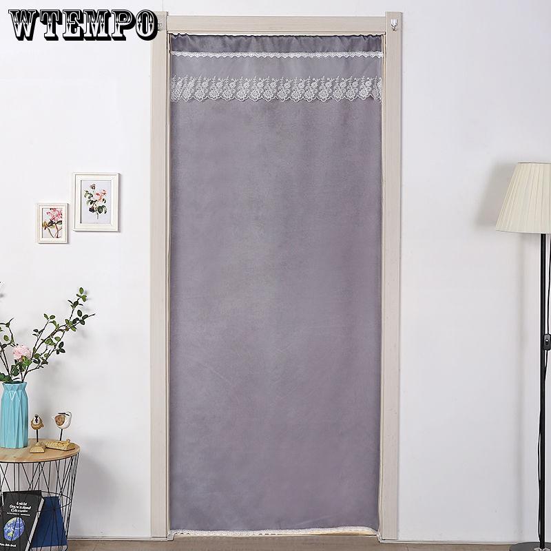 WTEMPO Curtains Blackout Partition Curtains Home Air Conditioning Bedroom Bathroom Kitchen