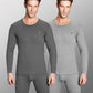 Men Winter Thermal Underwear O-neck Autumn Tight Suit Thicken Windproof Comfortable Soft Lining Long Sleeve High Elasticity Versatile Spring Pajamas