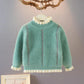 Kid Sweater Girls' Autumn Baby Mink Fleece 2021 Children's Autumn/Winter Long Sleeve Tops