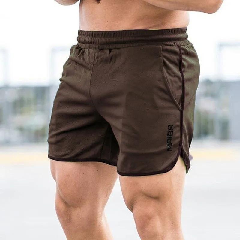 Muscle Fitness Brothers Summer Sports Shorts Men's Fitness Running Basketball Quick-drying Loose Breathable Five-point Pants