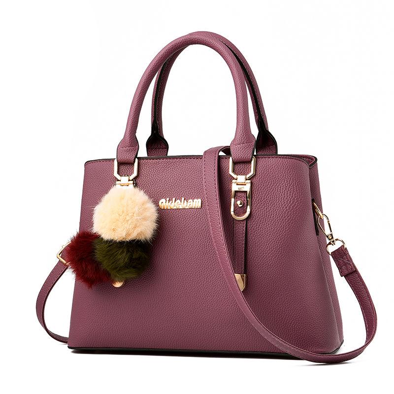 European and American style Shoulder Handbag Trendy wild Patent leather bag Big capacity Woman bag