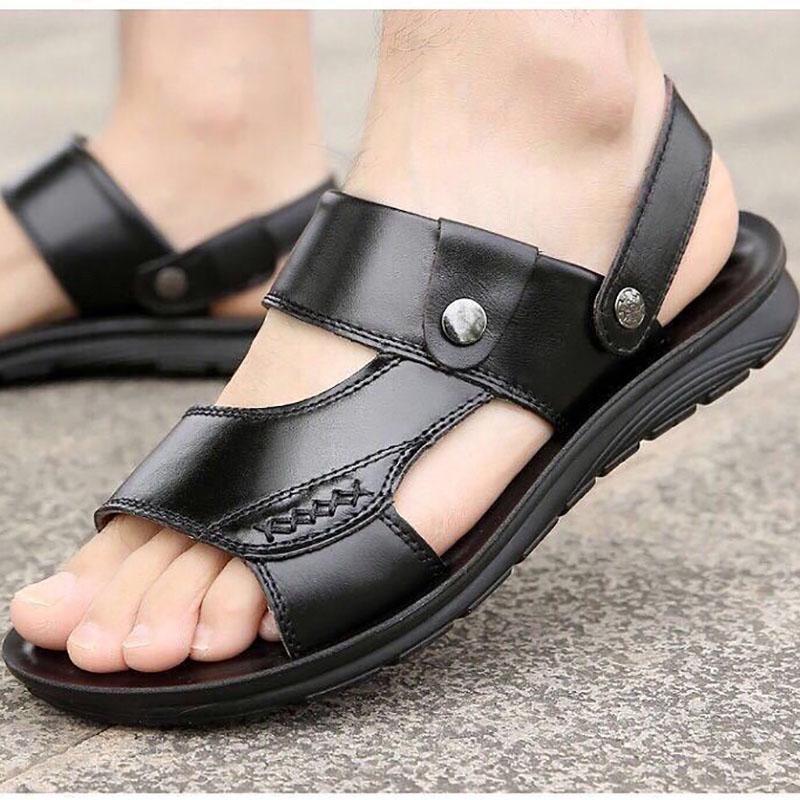 Beach Shoes Summer Men's Sandals and Slippers Summer Soft-soled Men's Breathable Men's Sandals